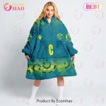 Personalized Netball Au Australia Diamonds Blue Oodie, Flanket, Blanket Hoodie, Snuggie