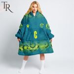 Personalized Netball Au Australia Diamonds Blue Oodie, Flanket, Blanket Hoodie, Snuggie