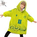 Personalized Netball Au Australia Diamonds Yellow Oodie, Flanket, Blanket Hoodie, Snuggie