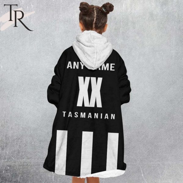 Personalized Netball Au Collingwood Magpies Oodie, Flanket, Blanket Hoodie, Snuggie