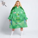 Personalized Netball Au West Coast Fever Oodie, Flanket, Blanket Hoodie, Snuggie