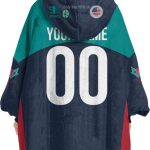 Best Personalized Netball Melbourne Vixens Dark Blue Hooded Blanet Hoodie