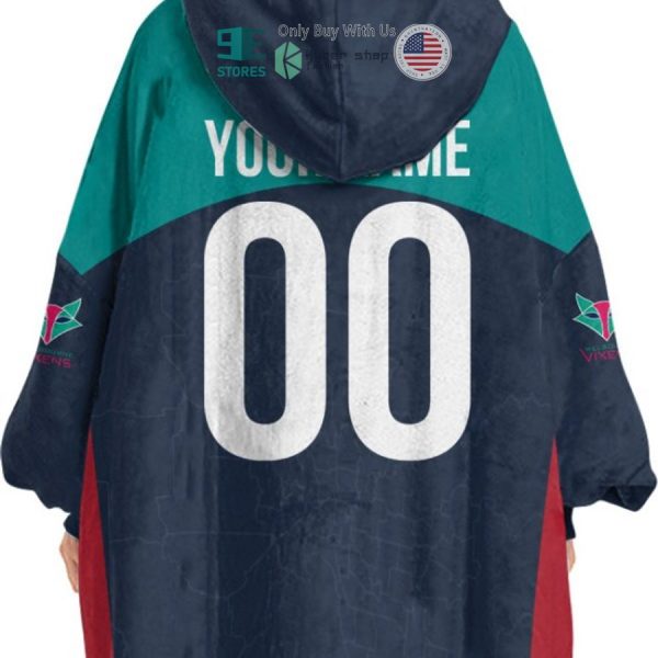 Best Personalized Netball Melbourne Vixens Dark Blue Hooded Blanet Hoodie