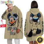 Personalized Nfl New Orleans Saints Blanket Hoodie Mickey Unisex Hoodie