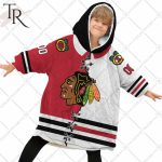 Personalized Nhl Chicago Blackhawks Mix Jersey Blanket Hoodie