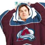 Best Personalized Colorado Avalanche Logo Blue Hooded Blanet Hoodie