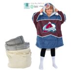 Best Personalized Colorado Avalanche Logo Blue Hooded Blanet Hoodie