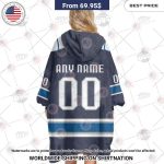 Best Custom Nhl Columbus Blue Jackets Blanket Hoodie