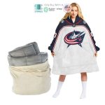 Best Personalized Columbus Blue White Blue Jacket Hooded Blanet Hoodie