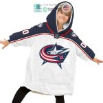 Best Personalized Columbus Blue White Blue Jacket Hooded Blanet Hoodie