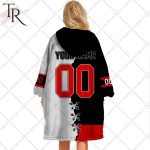 Personalized Nhl Ottawa Senators Mix Jersey Blanket Hoodie