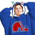 Best Personalized Quebec Nordiques Blue Hooded Blanet Hoodie