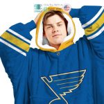 Best Personalized St. Louis Blues Logo Blue Hooded Blanet Hoodie