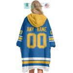 Best Personalized St. Louis Blues Logo Blue Hooded Blanet Hoodie