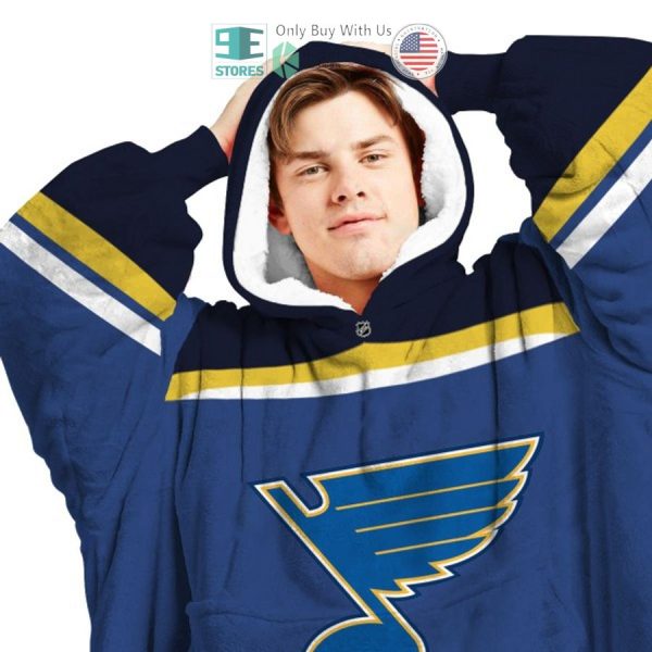 Best Personalized St. Louis Blues Logo Hooded Blanet Hoodie