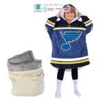Best Personalized St. Louis Blues Logo Hooded Blanet Hoodie