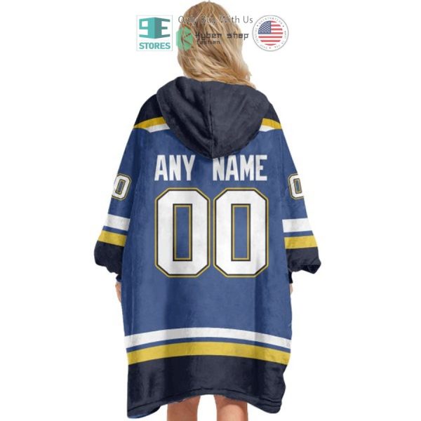 Best Personalized St. Louis Blues Logo Hooded Blanet Hoodie