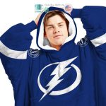 Best Personalized Tampa Bay Lightning Blue Hooded Blanet Hoodie