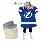 Best Personalized Tampa Bay Lightning Blue Hooded Blanet Hoodie