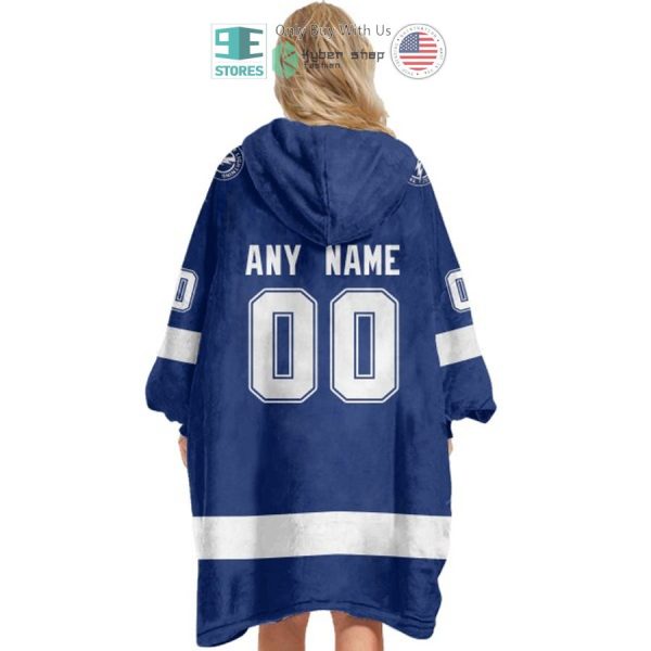 Best Personalized Tampa Bay Lightning Blue Hooded Blanet Hoodie