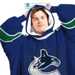 Best Personalized Vancouver Canucks Blue Hooded Blanet Hoodie