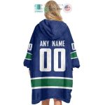 Best Personalized Vancouver Canucks Blue Hooded Blanet Hoodie