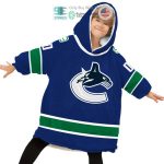 Best Personalized Vancouver Canucks Blue Hooded Blanet Hoodie