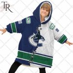Personalized Nhl Vancouver Canucks Mix Jersey Blanket Hoodie