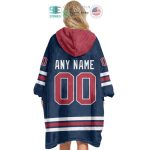 Best Personalized Winnipeg Jets Blue Hooded Blanet Hoodie