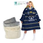 Best Personalized Nrl North Queensland Cowboys Blue Hooded Blanet Hoodie