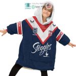 Best Personalized Nrl Sydney Roosters Blue Hooded Blanet Hoodie