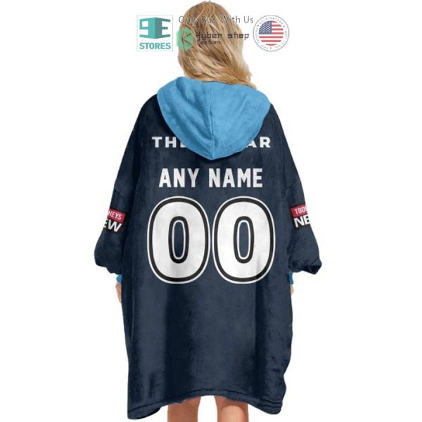 Best Personalized State Of Origin New South Wales Blues Nswrl Blue Hooded Blanet Hoodie