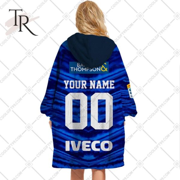 Personalized Super Rugby Blues Jersey Oodie, Flanket, Blanket Hoodie, Snuggie