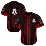 Stylish Mickey Mouse Red & Black Graphic T-Shirt - Unisex Casual Wear