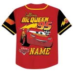 Custom Lightning Mcqueen Racing Jersey - Personalized Kids T-Shirt With Name & Number