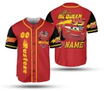 Custom Lightning Mcqueen Racing Jersey - Personalized Kids T-Shirt With Name & Number