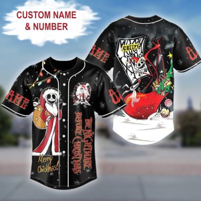Custom Nightmare Before Christmas Jersey – Personalize With Name & Number!