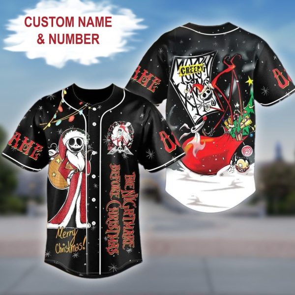 Custom Nightmare Before Christmas Jersey – Personalize With Name & Number!
