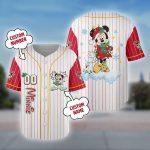 Custom Holiday-Themed Baseball Jersey - Personalized Name & Number Gift
