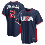 2 Alex Bregman Usa 2026 World Baseball Classic Road Stadium Jersey Team Usa Wbc 2026 Apparel