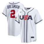 2 Alex Bregman Usa 2026 World Baseball Classic Road Stadium Jersey Team Usa Wbc 2026 Apparel