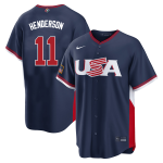 11 Gunnar Henderson Usa 2026 World Baseball Classic Baseball Jersey Team Usa Wbc 2026 Merch White