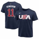 11 Gunnar Henderson Usa 2026 World Baseball Classic Baseball Jersey Team Usa Wbc 2026 Merch White