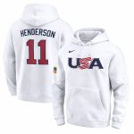 11 Gunnar Henderson Usa 2026 World Baseball Classic Baseball Jersey Team Usa Wbc 2026 Merch White