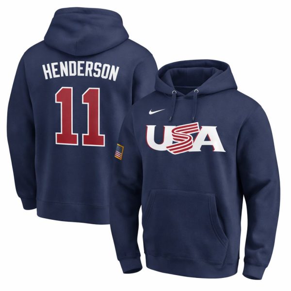 11 Gunnar Henderson Usa 2026 World Baseball Classic Baseball Jersey Team Usa Wbc 2026 Merch White