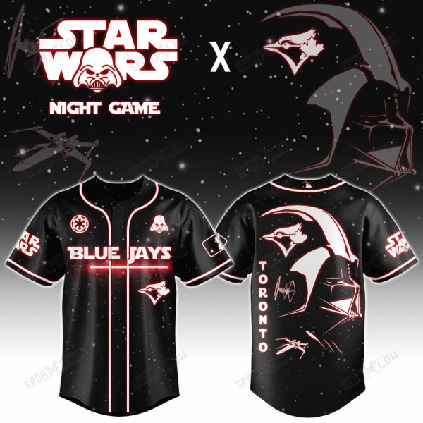 Toronto Blue Jays X Star Wars Darth Vader Sith Lord Night Game Baseball Jersey