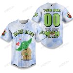 Toronto Blue Jays X Star Wars Yoda Best Mom Custom Baseball Jersey