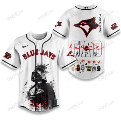 Toronto Blue Jays X Star Wars The Force Dad Father'S Day Baseball Jersey