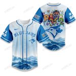 Toronto Blue Jays X One Piece Grand Line Papa Father'S Day Baseball Jersey