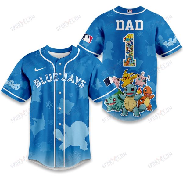 Toronto Blue Jays X Pokemon Ultimate Dad Edition Baseball Jersey